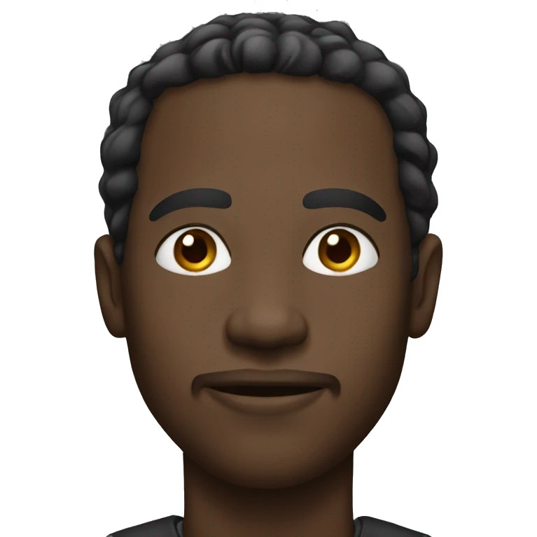 black man  emoji