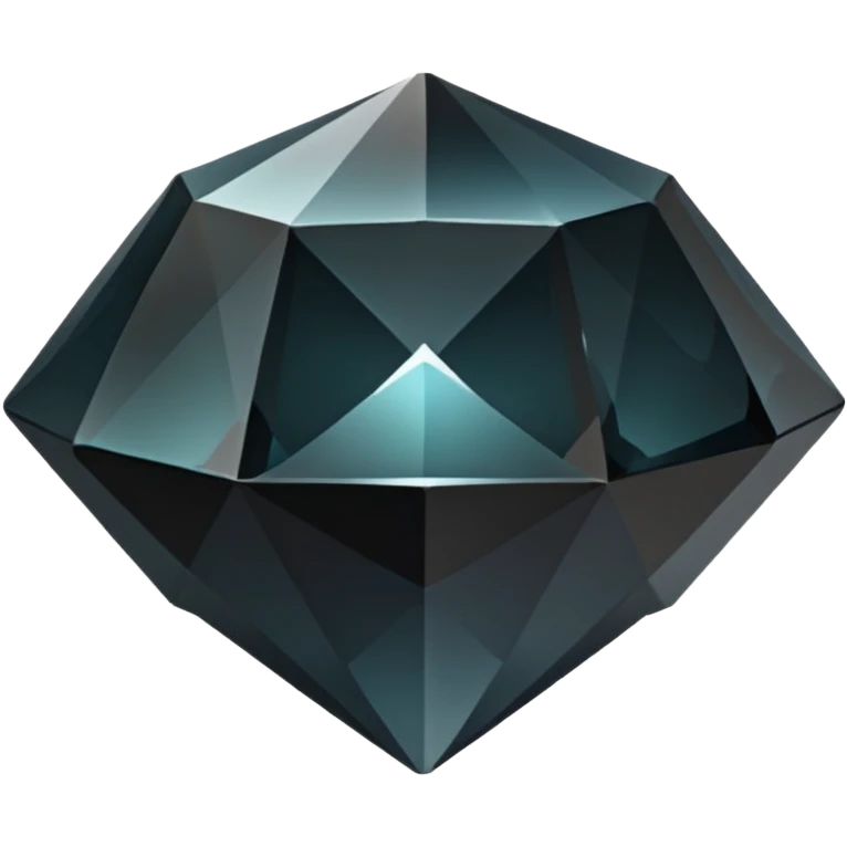Black diamond emoji