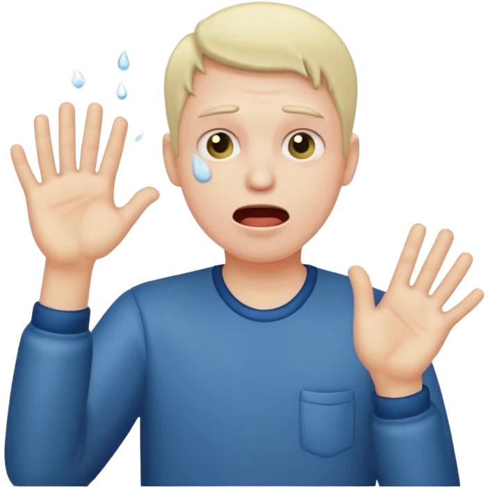 Dad throwing up emoji