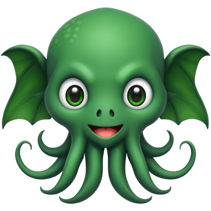 cute chibi ctulhu emoji