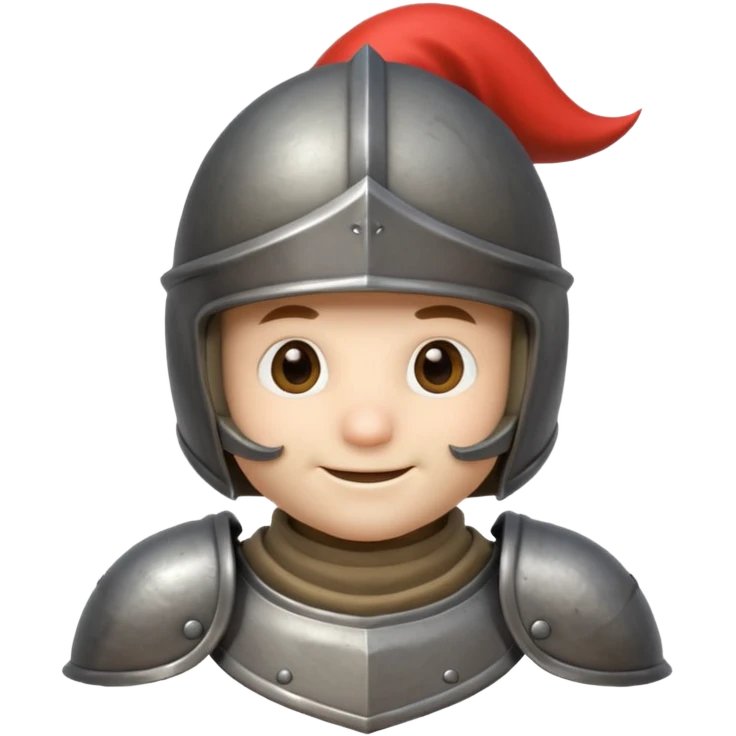 mushroom knight portrait, head and shoulders only, mushroom cap helmet, tiny armor collar, heroic smile, fantasy vibe, 3D cartoon, mobile game icon style, clean background, no text, no watermark
 
 emoji