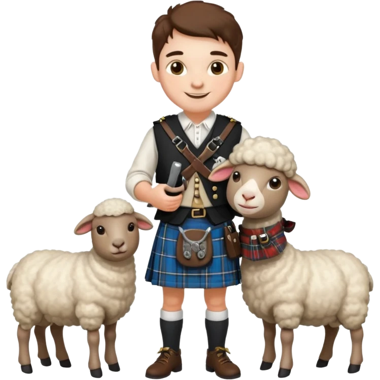 a scottish that loves sheep and likes innovation emoji