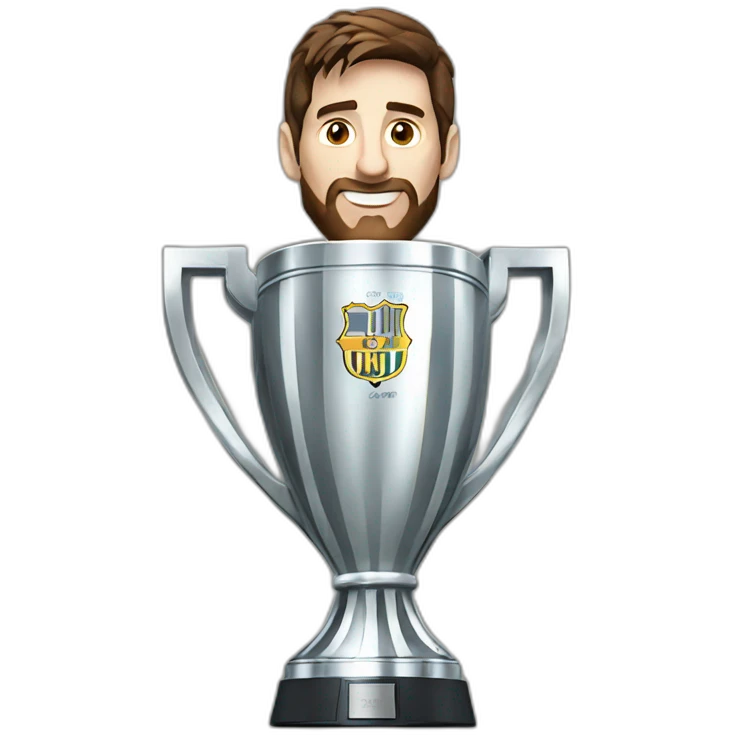 lionel messi world cup trophy emoji