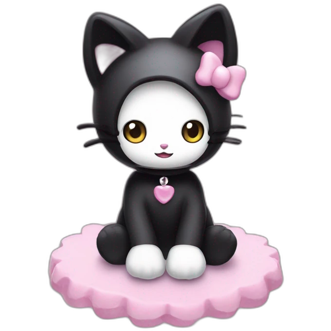 Kuromi hello kitty emoji