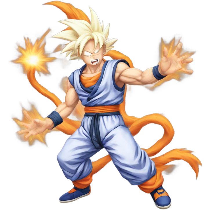 Ultra instinct goku but cat emoji