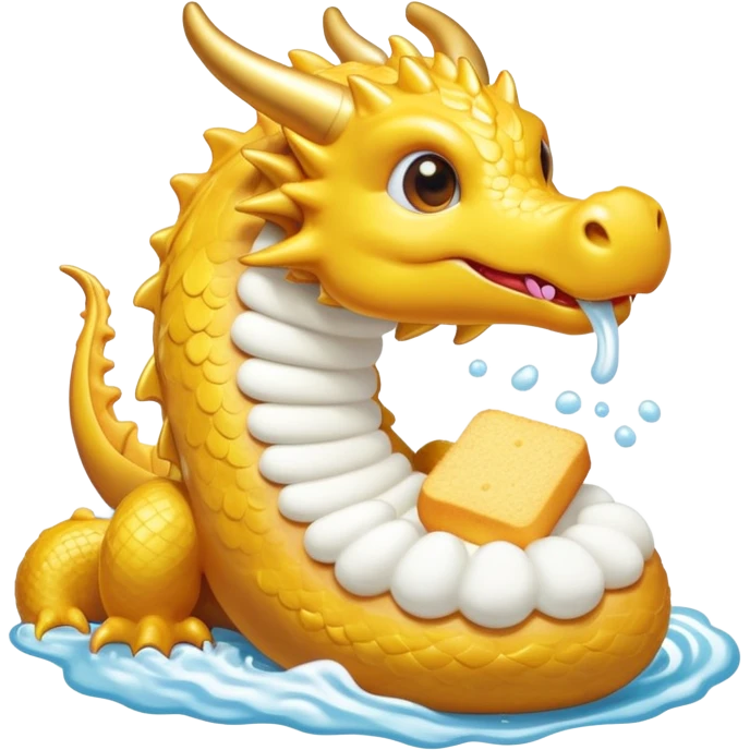 Dragon breathing twinkies emoji