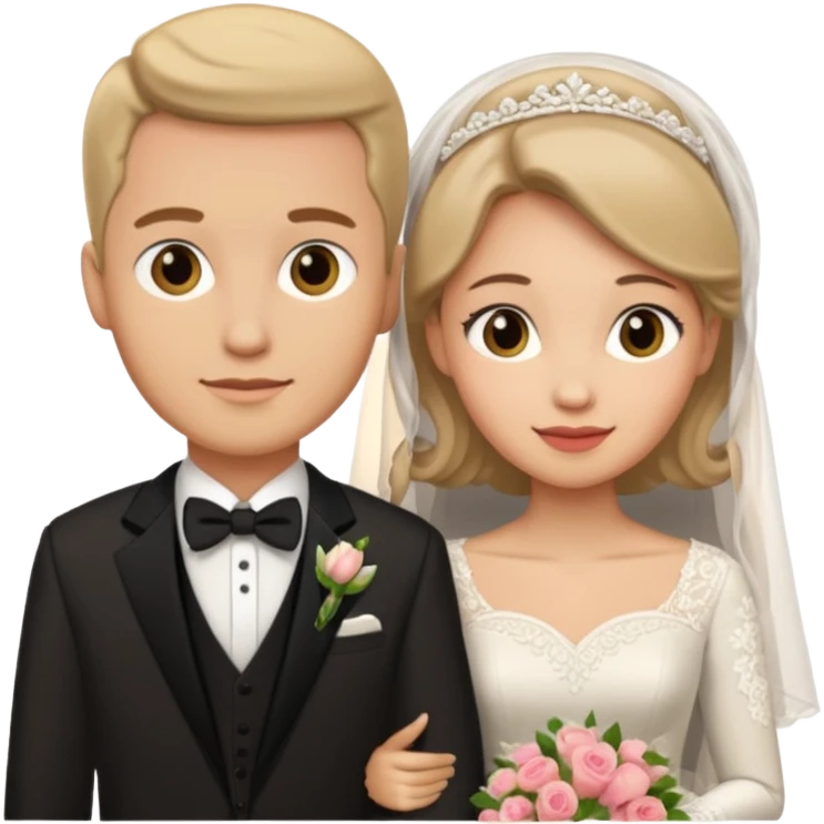 عروس و داماد مذهبی emoji