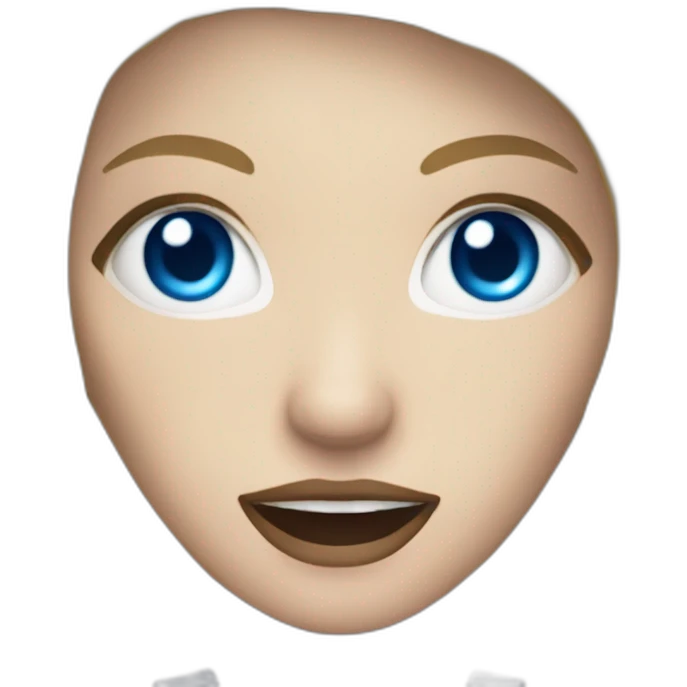 beautiful vampire woman with long blonde hair and blue eyes and wielding knives emoji