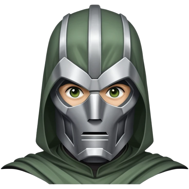 doctor doom metal mask emoji