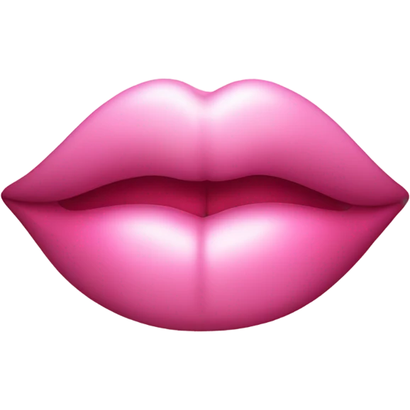 pink kiss mark emoji