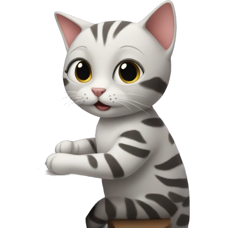 Cat playing piano  emoji