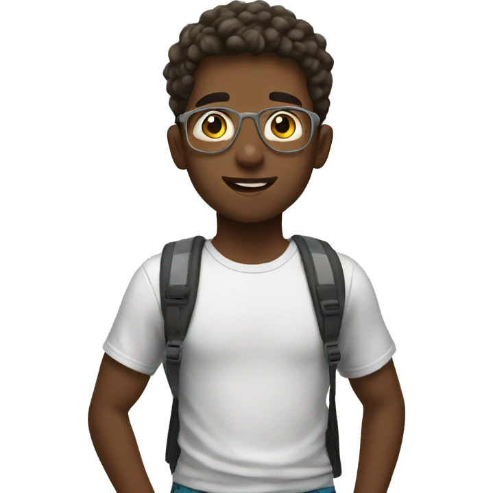 boy at beach emoji