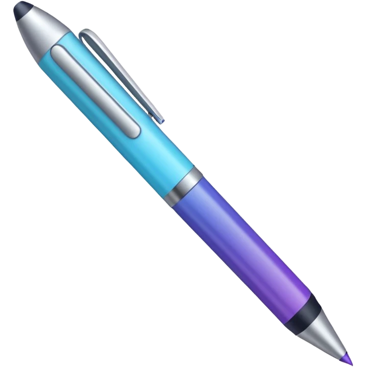Depict a stylus or digital pen drawing colorful lines, suggesting creativity and UI/UX work. Include soft glowing accents or gentle motion to make it feel dynamic and exciting. Use soft blues, purples, and cream colors that complement the dark background. Style: modern, playful, and professional. emoji