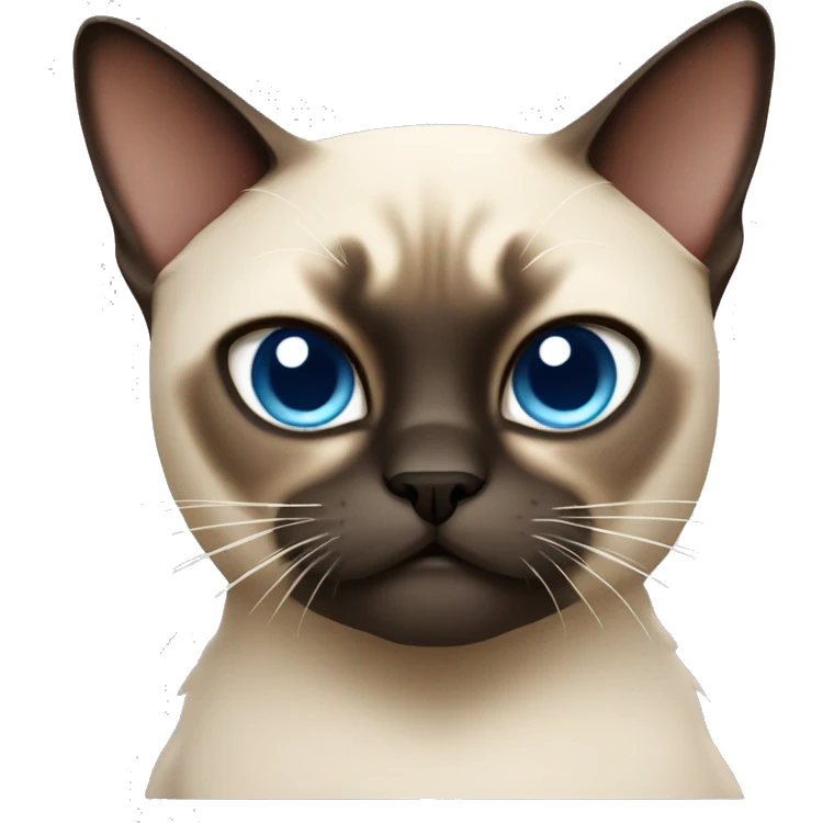 Angry siamese cat emoji