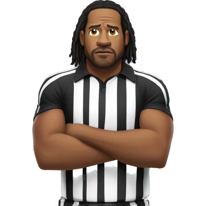 ufc referee herb dean shrugging his shoulders emoji