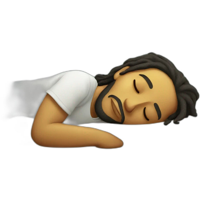 Bob Marley sleeping emoji