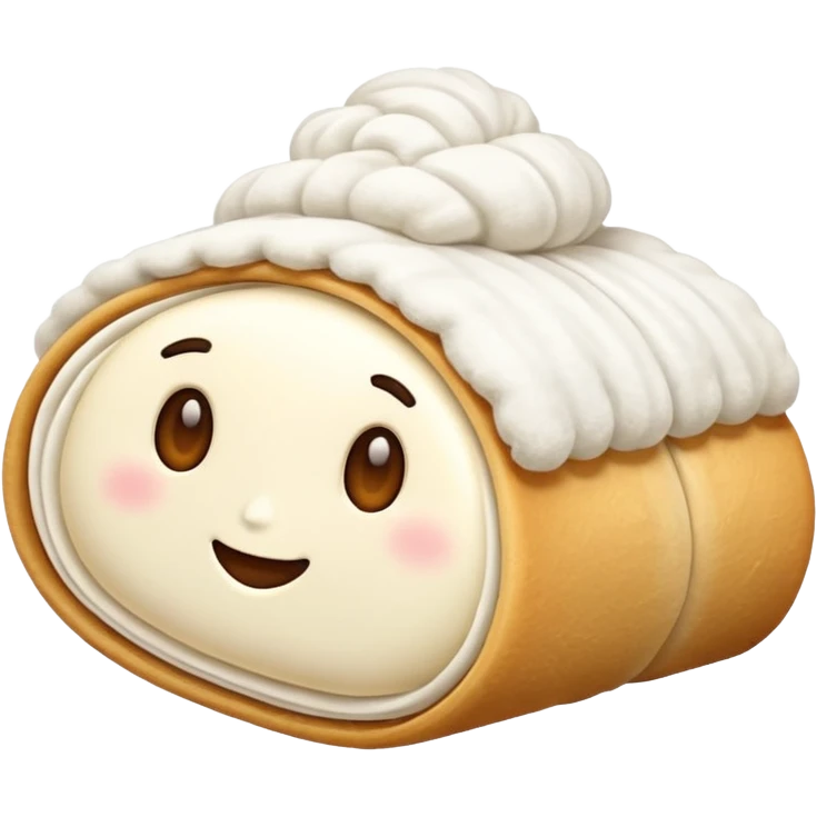 patishapta white color without plate under it emoji