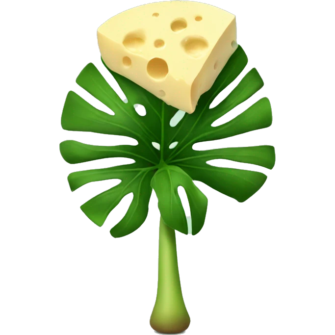 Cheese plant  emoji
