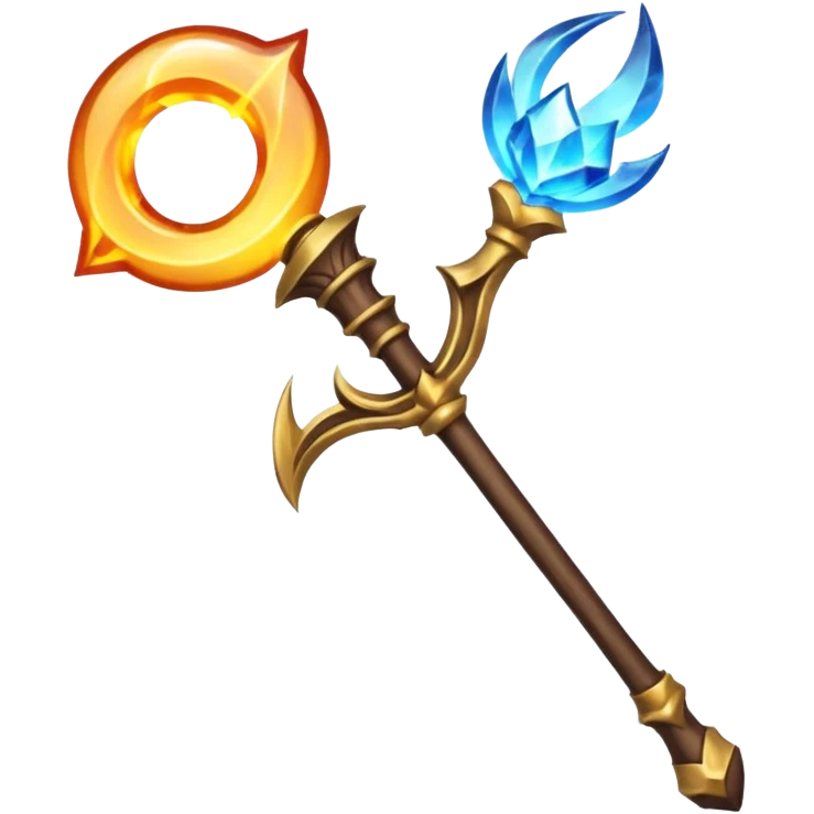 elemental magic staff emoji