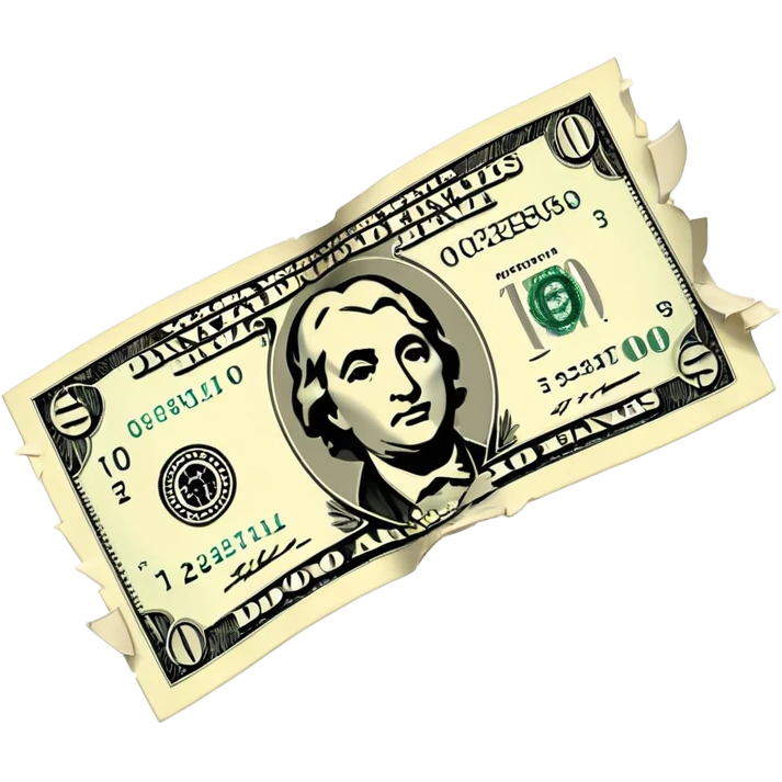 erotic dollar paper bills emoji