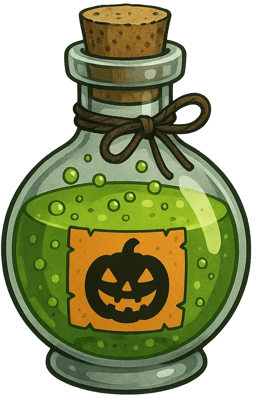 Halloween potion, remove background emoji