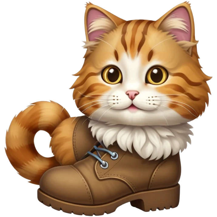 a cat wearing boots emoji