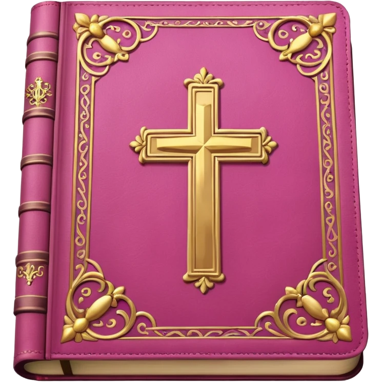 pink bible emoji