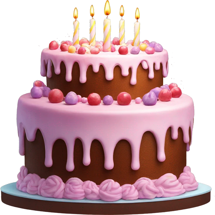 HUGE BIRTHDAY CAKE  emoji