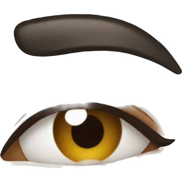 Girl with her eye almost closed as if had enough ￼ emoji