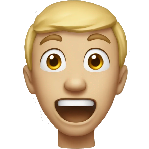 the wincing clamor in flux  emoji