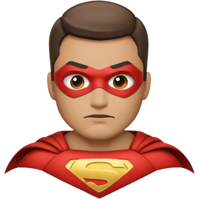 Generate super hero abstract emoji, father in superhero family emoji
