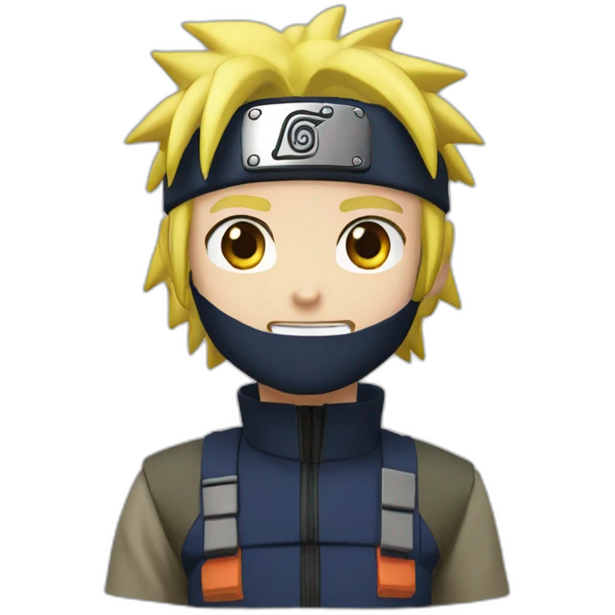 Naruto Usumaki working emoji