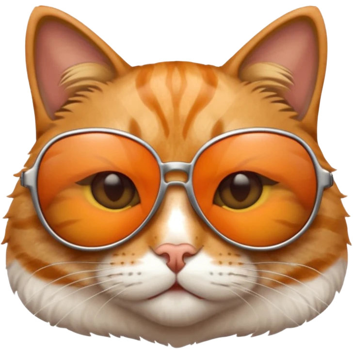 Cat wearing sunglasses emoji