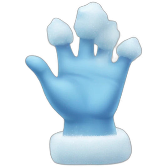 cool Father Frost hands Rock sign emoji