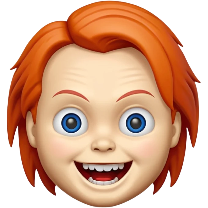 Un emojin de chuky emoji