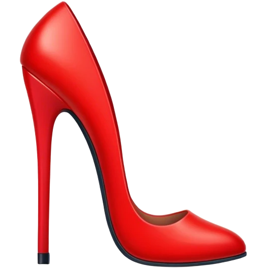 Red heel emoji