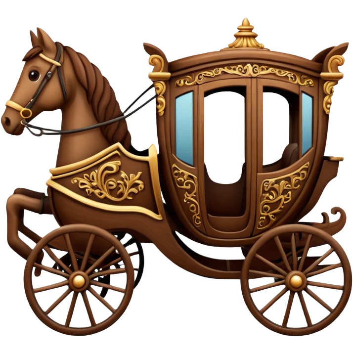 Horse carriage emoji