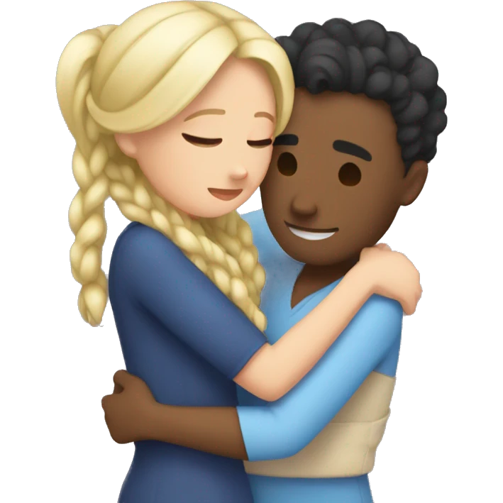 Miss and hug emoji