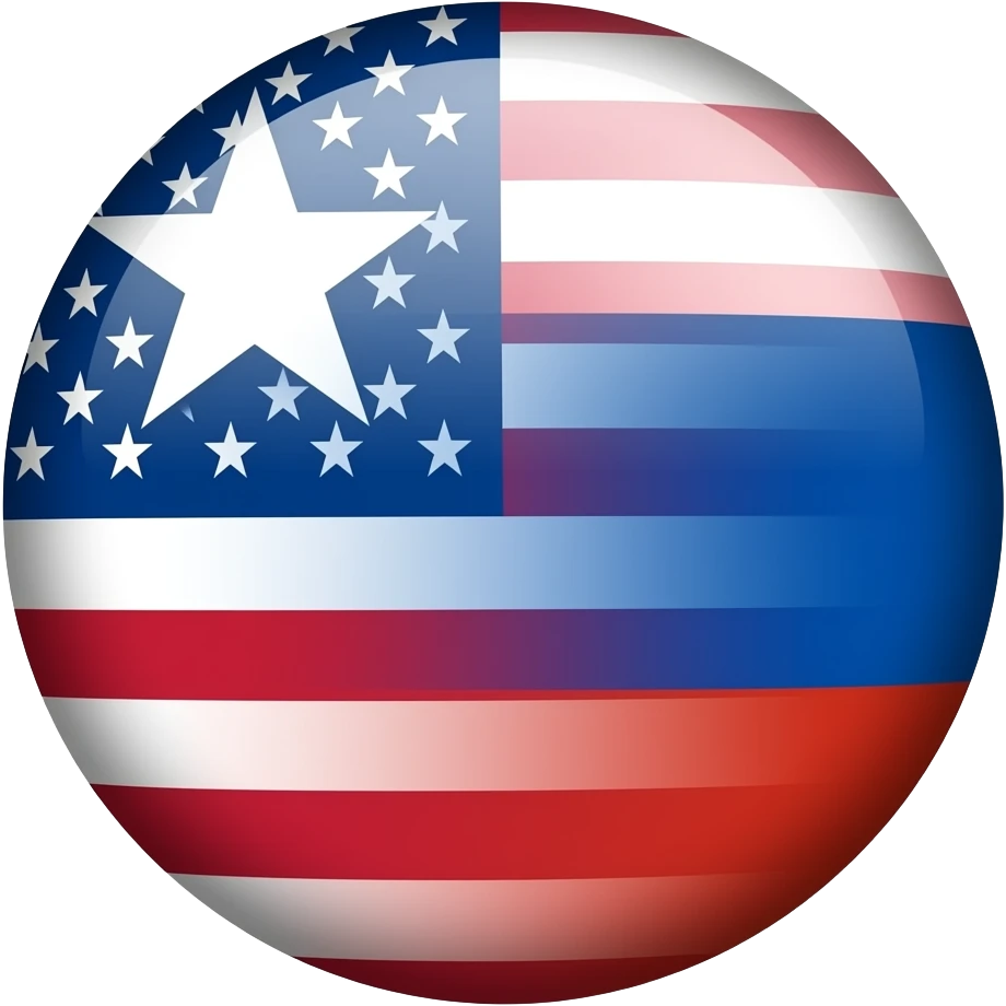 Make the amussia flag/ America and Russia emoji