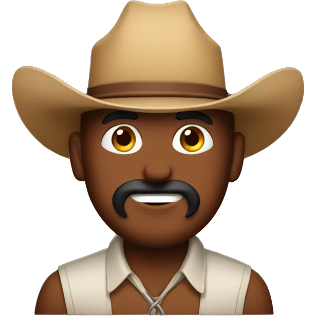 Meatball cowboy emoji