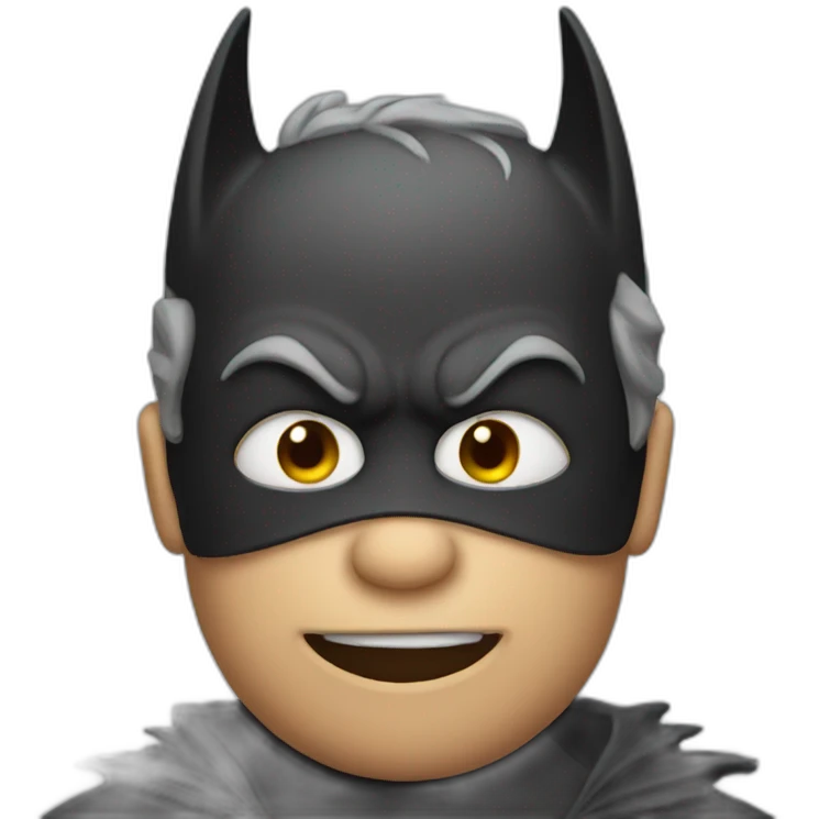Bruce the bat person emoji