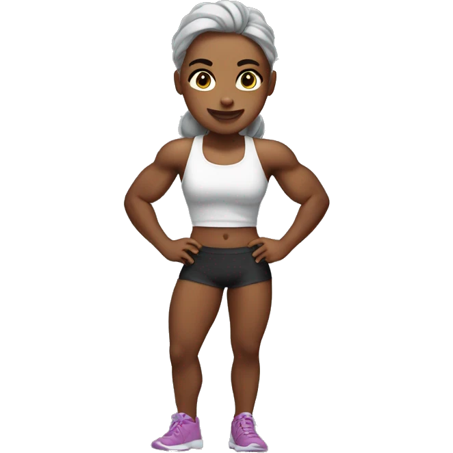 Muscu girl emoji
