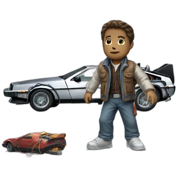 Back to the future emoji