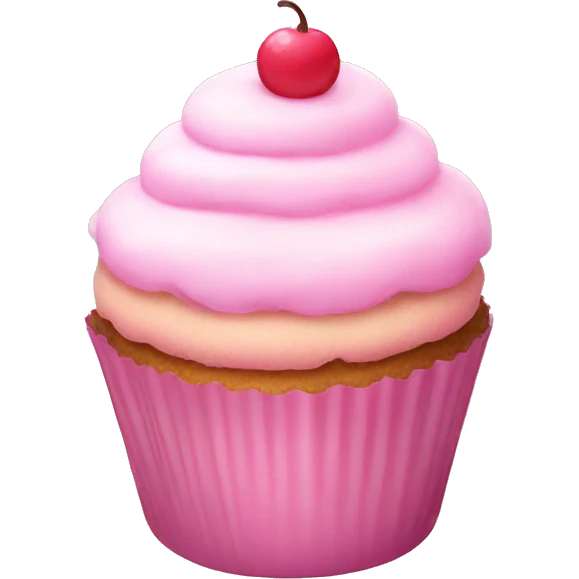 cute coquette aesthetic pink cupcake emoji