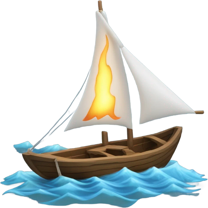 Barco a vela emoji