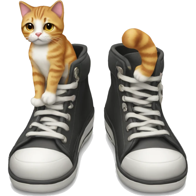 cat in the shoes  emoji
