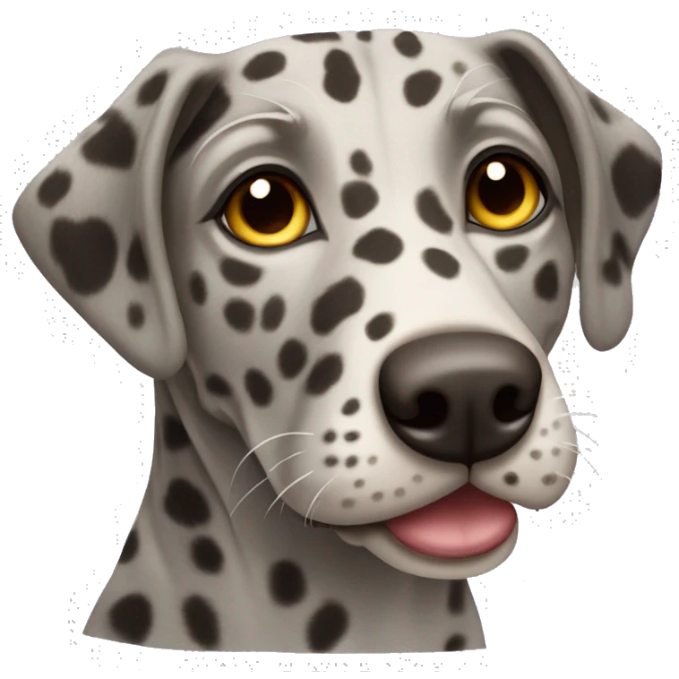 Catahoula leopard dog  emoji
