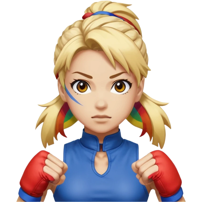 rainbow mika street fighter emoji