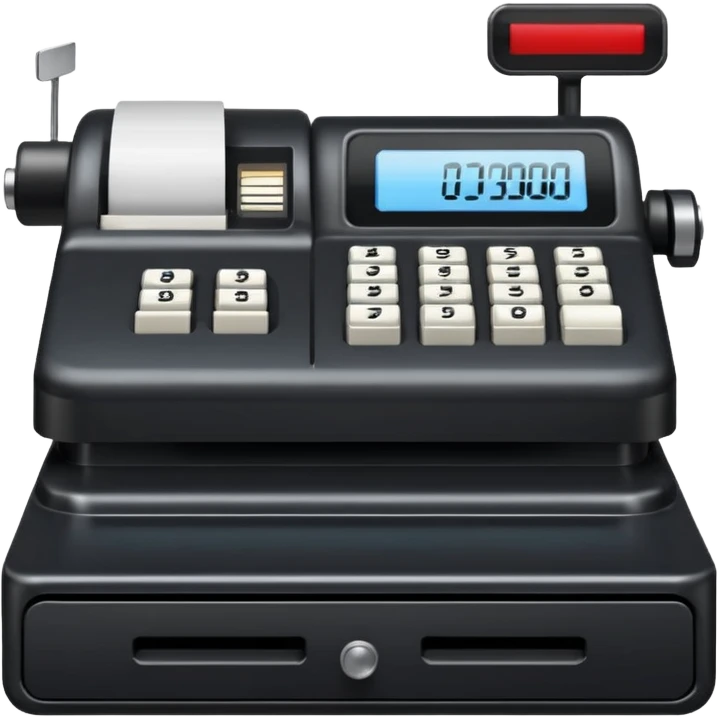 cash register from the front emoji