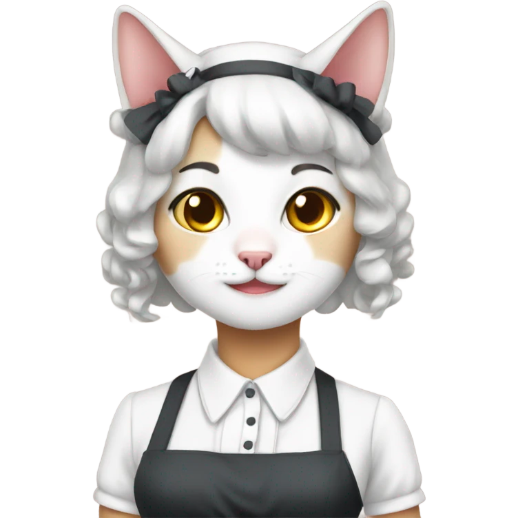 Cat maid emoji